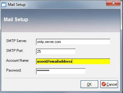 SMTP detail for email